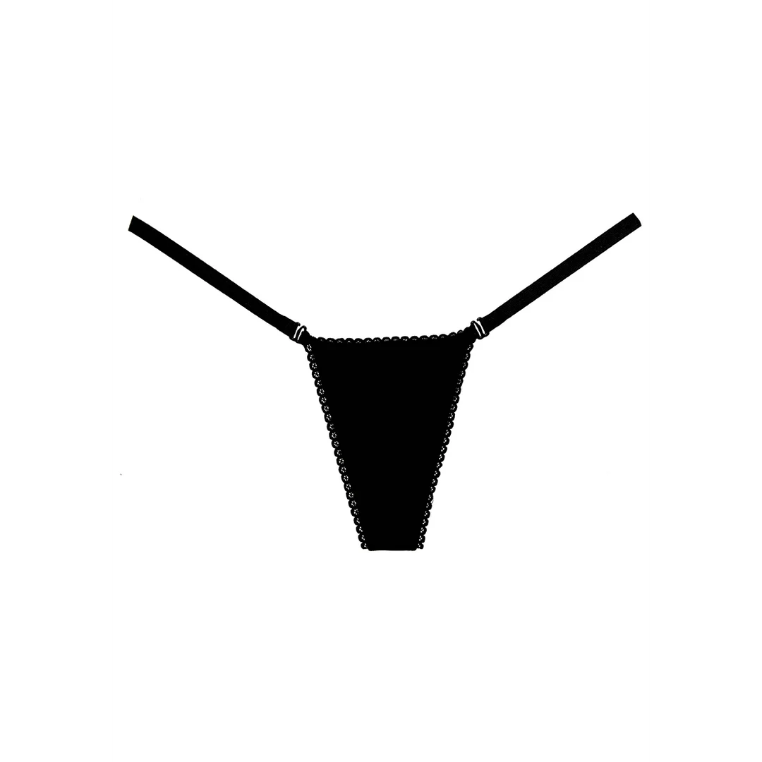 Tanga de efecto mojado Allure - Imagen 4
