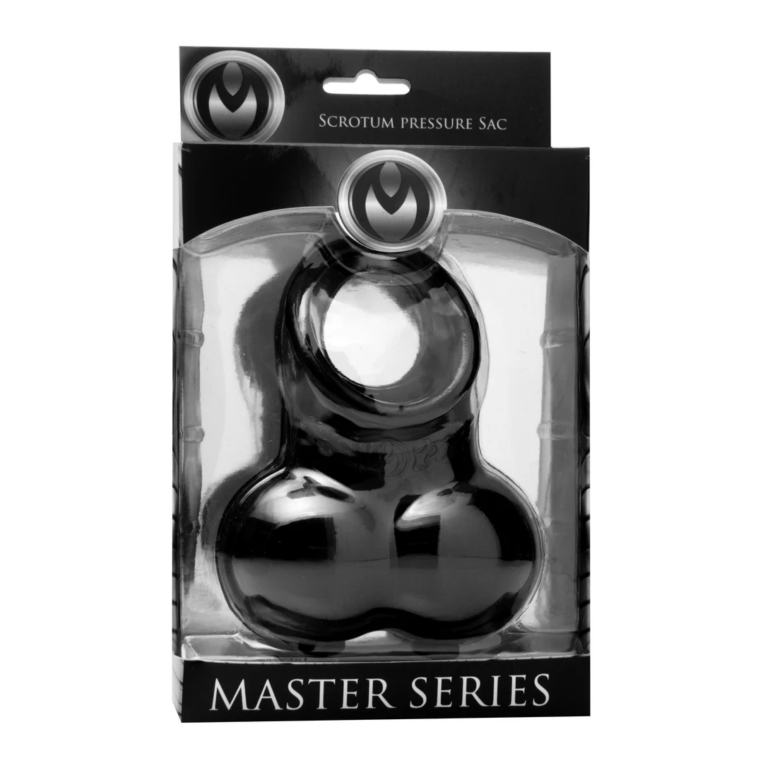 Anillo para el pene con bolsa para los testículos Squeeze My Sac de XR Brands - Imagen 1