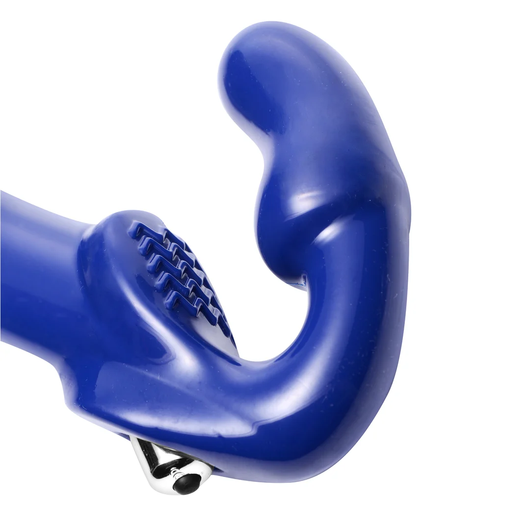 Vibrador sin arnés – vibrador con correa y punta para el punto G – XR Brands - Imagen 5