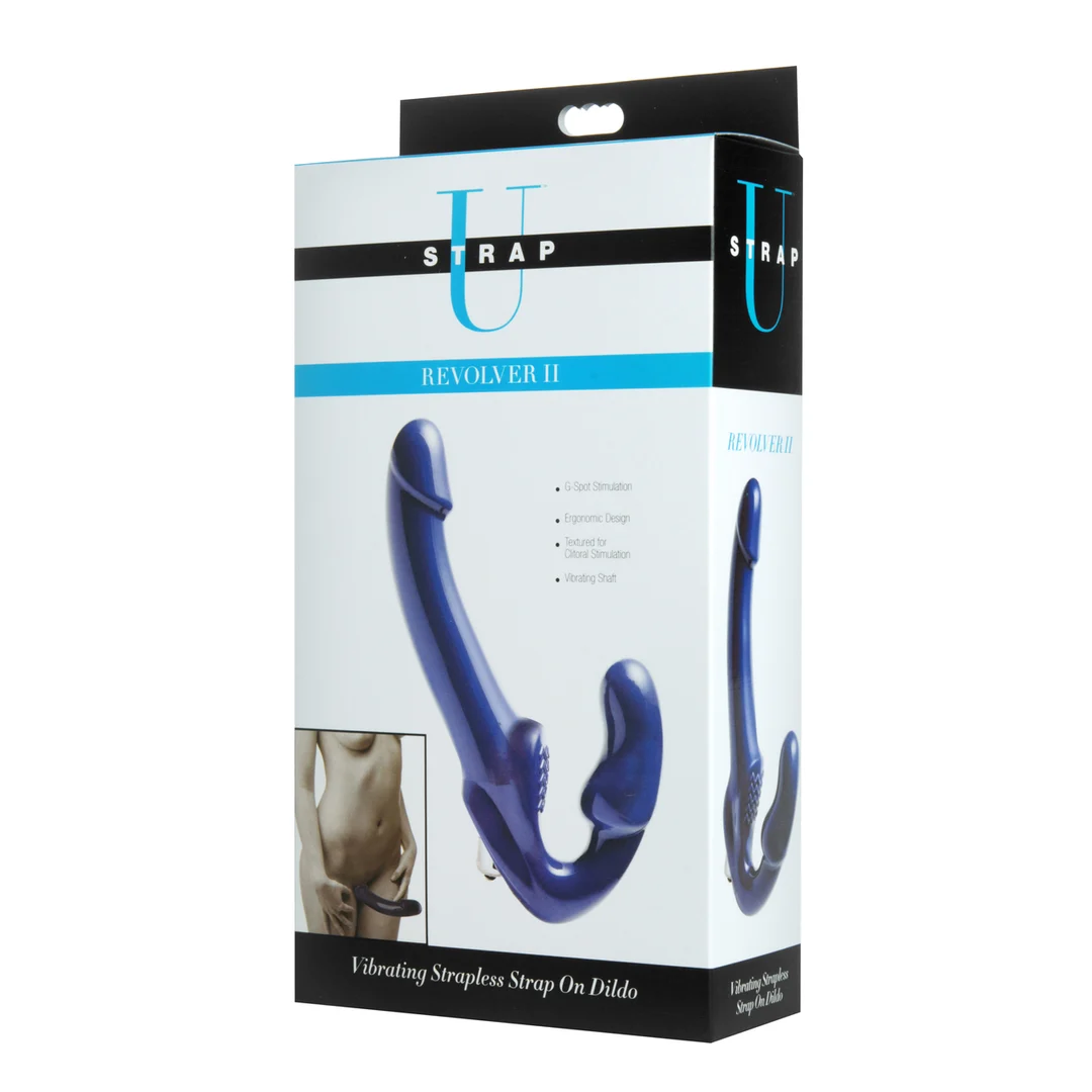 Vibrador sin arnés – vibrador con correa y punta para el punto G – XR Brands - Imagen 1