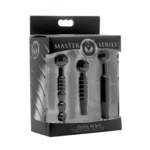 Set de plugs de silicona Dark Rods de XR Brands