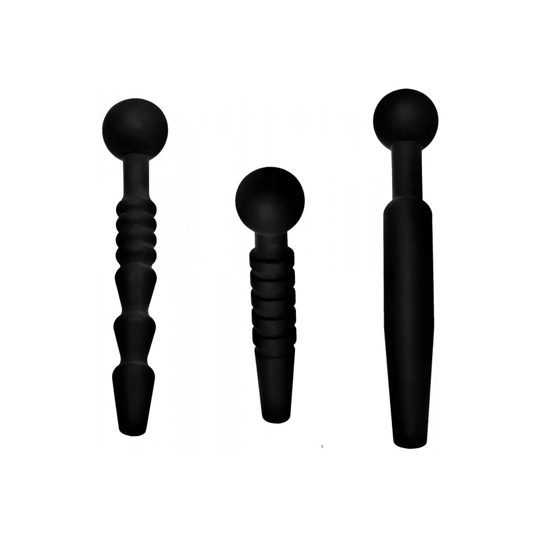 Set de plugs de silicona Dark Rods de XR Brands - Imagen 2