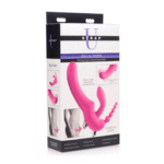 Vibrador sin arnés con triple estimulación para quien lo lleva y su pareja: Regal Rider XR Brands