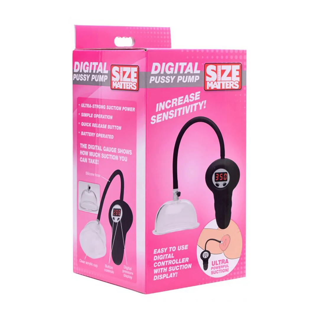 Bomba para pene con controles digitales: bomba vaginal automática digital - Imagen 1