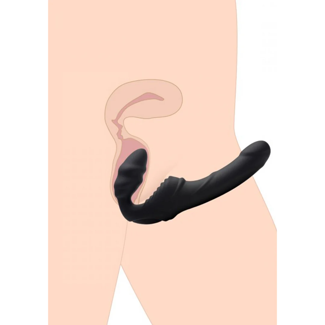 XR Brands Slim Rider, vibrador con relieves - Imagen 4