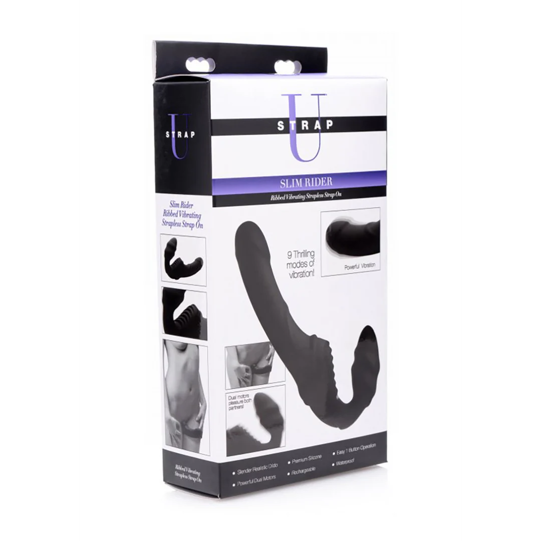 XR Brands Slim Rider, vibrador con relieves - Imagen 1