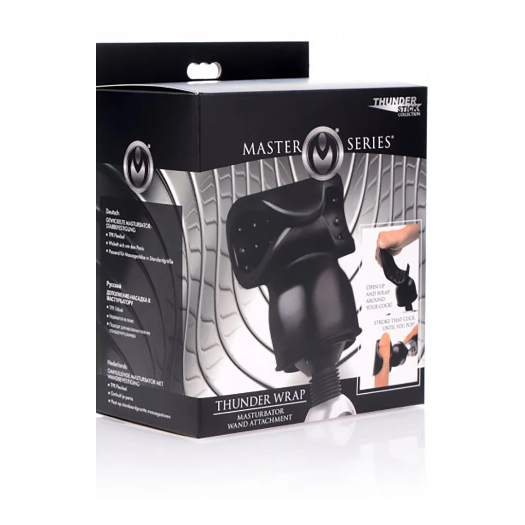Vibrador de varita con diseño de cuentas, Thunder Wrap XR Brands - Imagen 1
