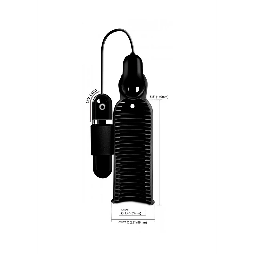 Stroker de bolsillo con bullet vibrador – Lightning Stroke - Imagen 6