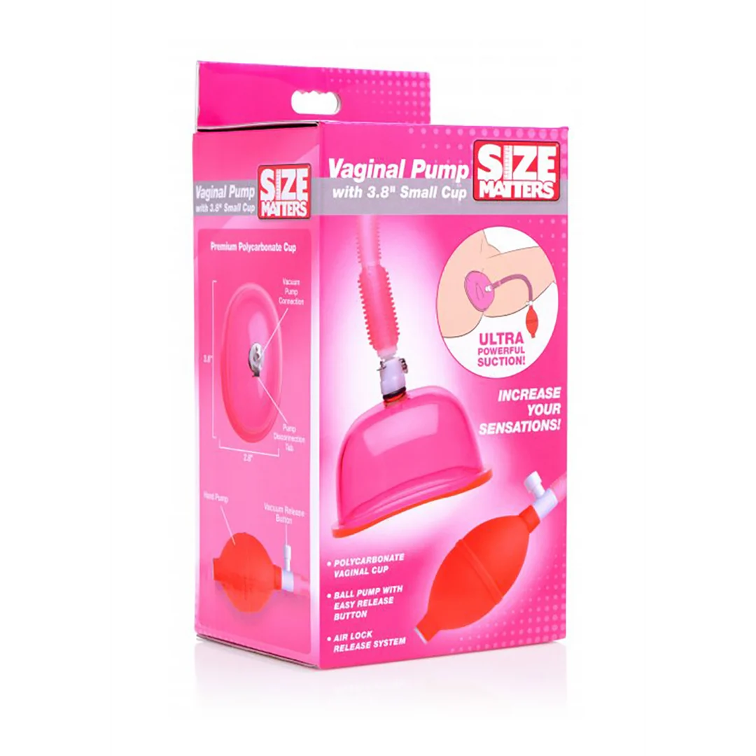 Bomba vaginal XR Brands Size Matters con copa pequeña - Imagen 1