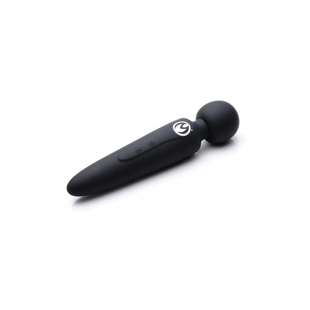 Vibrador wand recargable de silicona XR Brands Thunderstick - Imagen 3