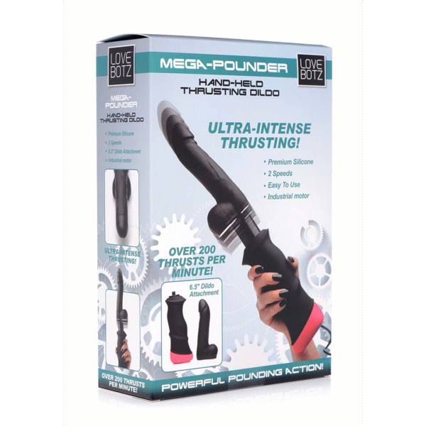 Dildo de empuje manual XR Brands Mega Pounder