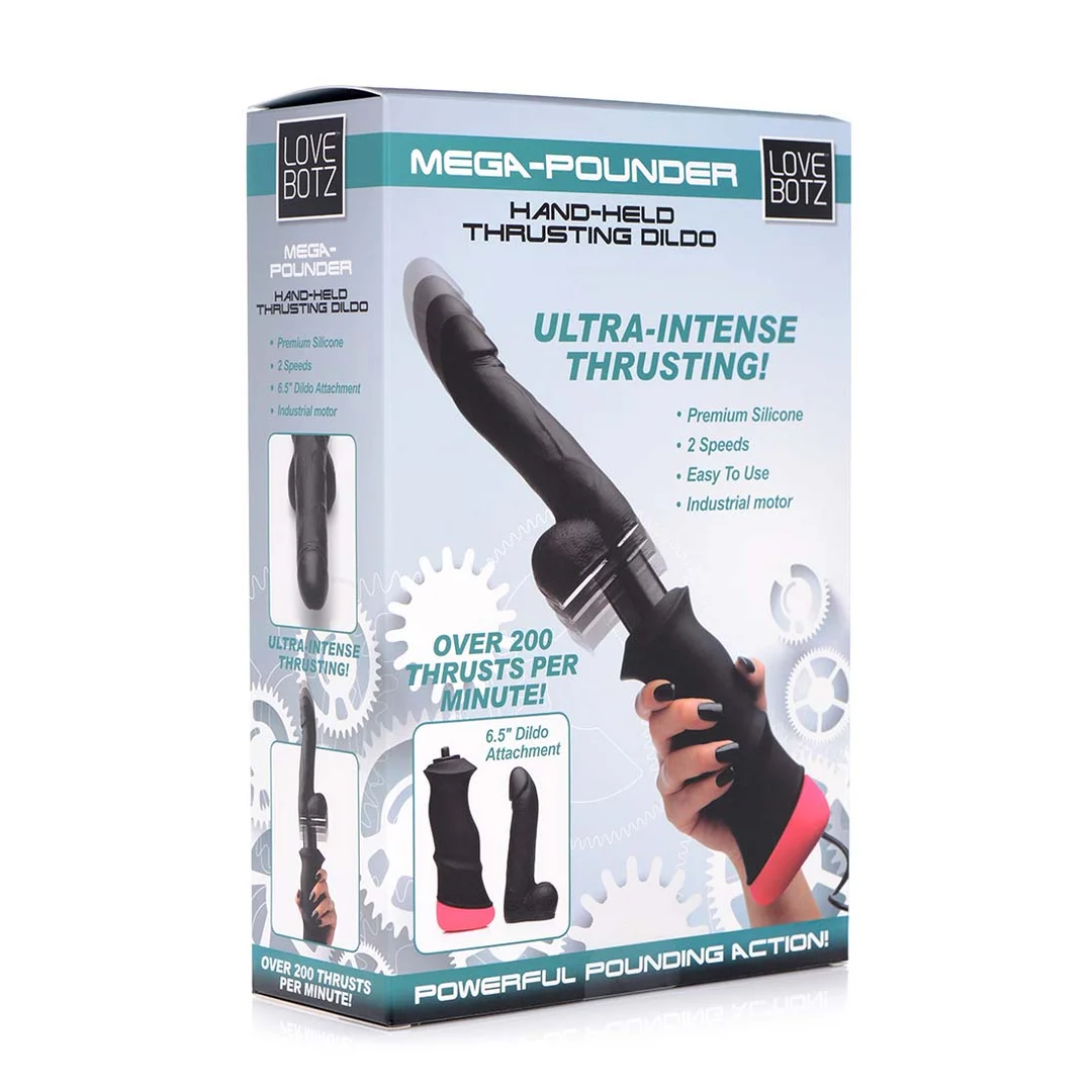 Dildo de empuje manual XR Brands Mega Pounder - Imagen 1