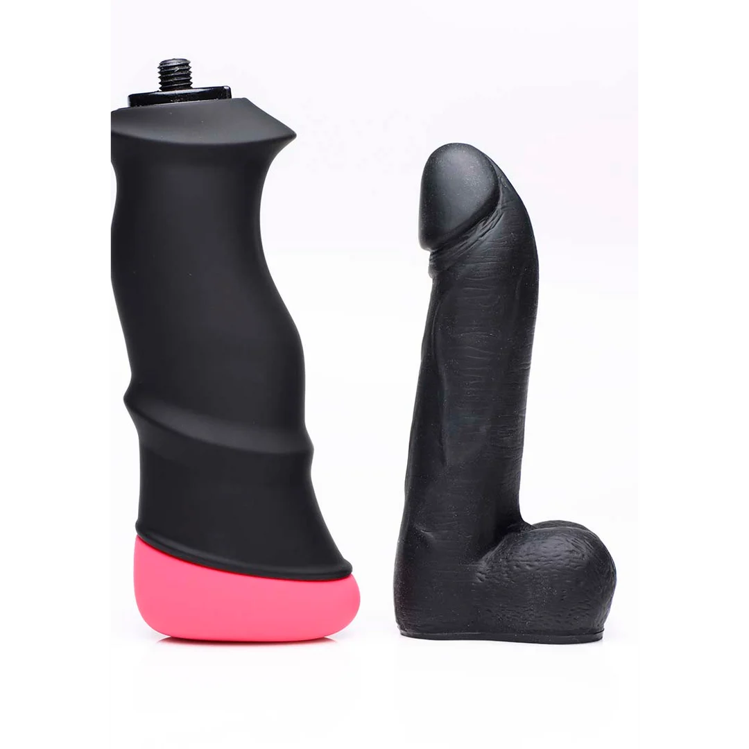 Dildo de empuje manual XR Brands Mega Pounder - Imagen 4