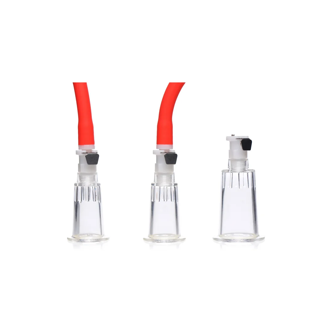 Sistema de succión XR Brands 3 Way para pezones y clítoris - Imagen 2