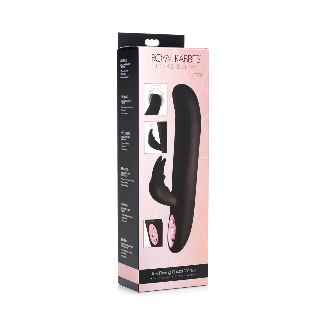Vibrador flexible de conejo Royal Rabbits Bling Bunny - Imagen 1
