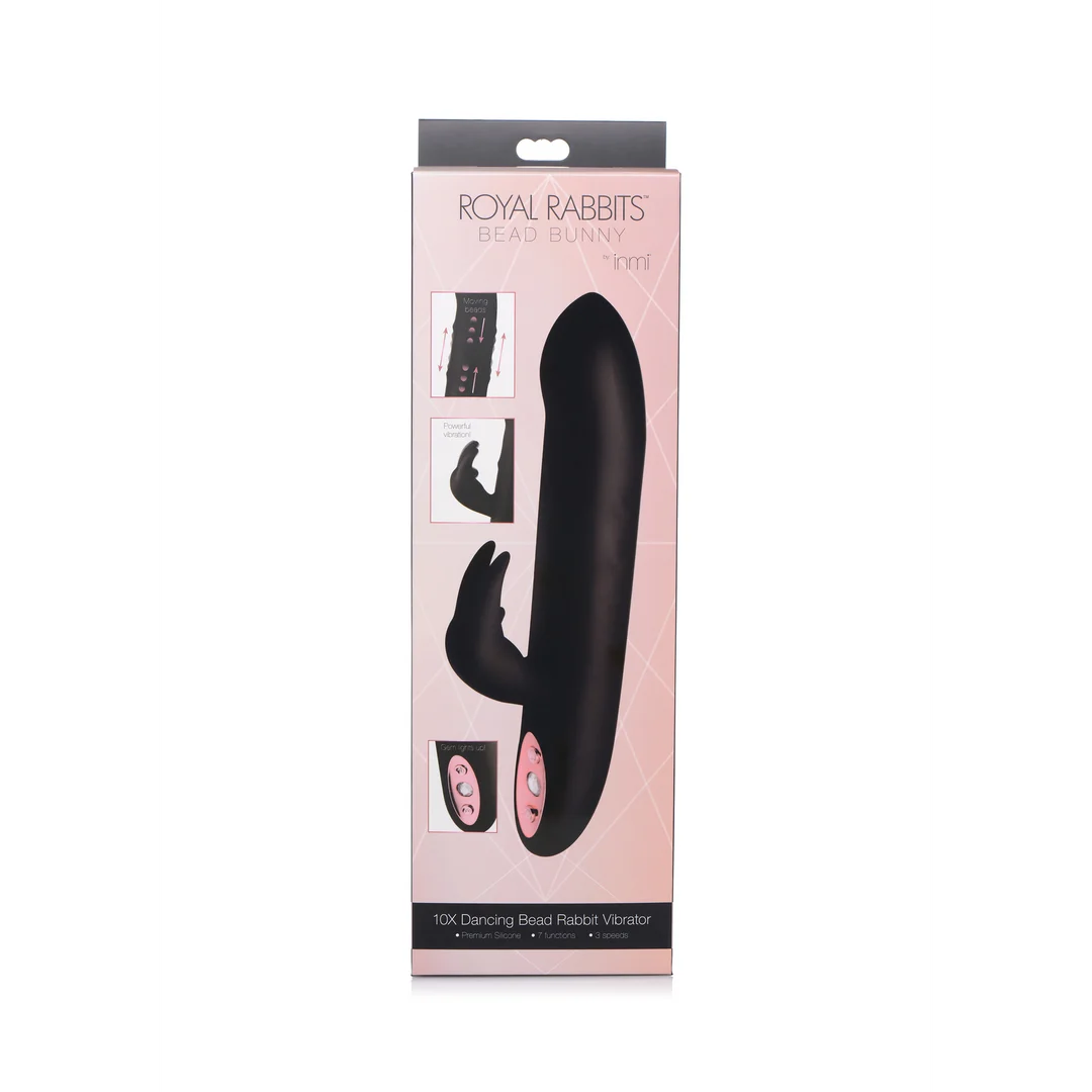 Vibrador rabbit con doble motor y bolas móviles – XR Brands - Imagen 2