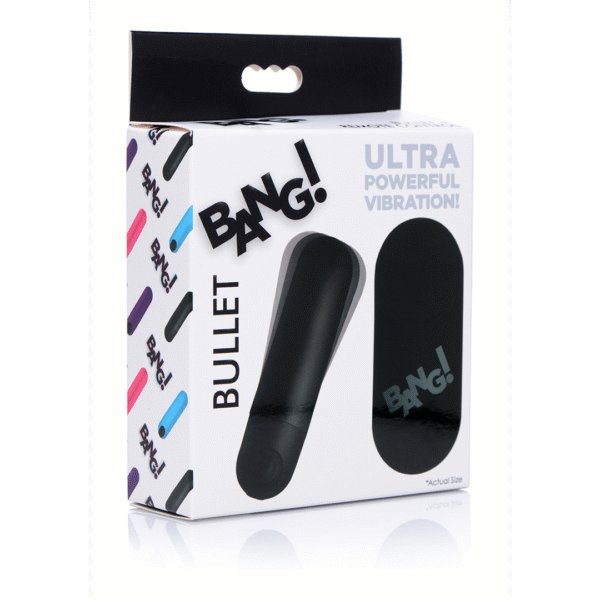 Vibrador tipo bullet XR Brands con mando a distancia