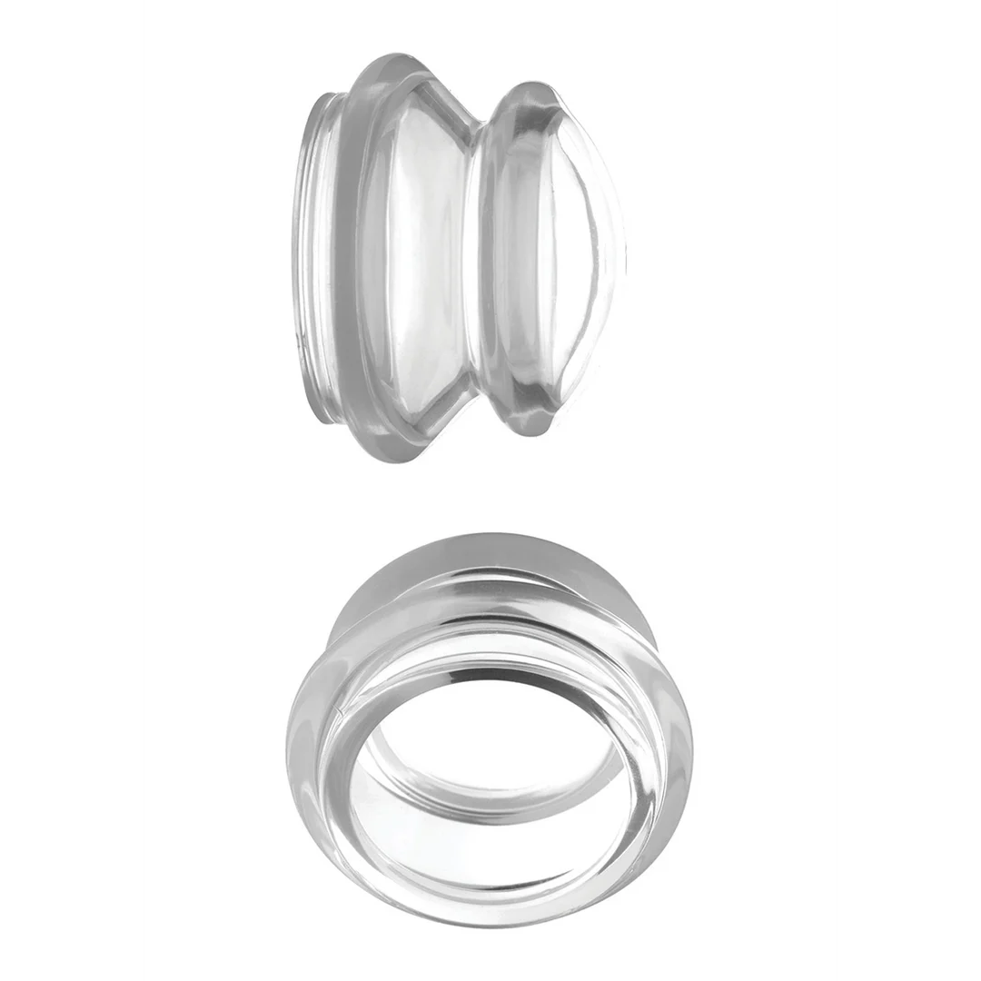 Succionadores de pezones de silicona transparente L - Imagen 7
