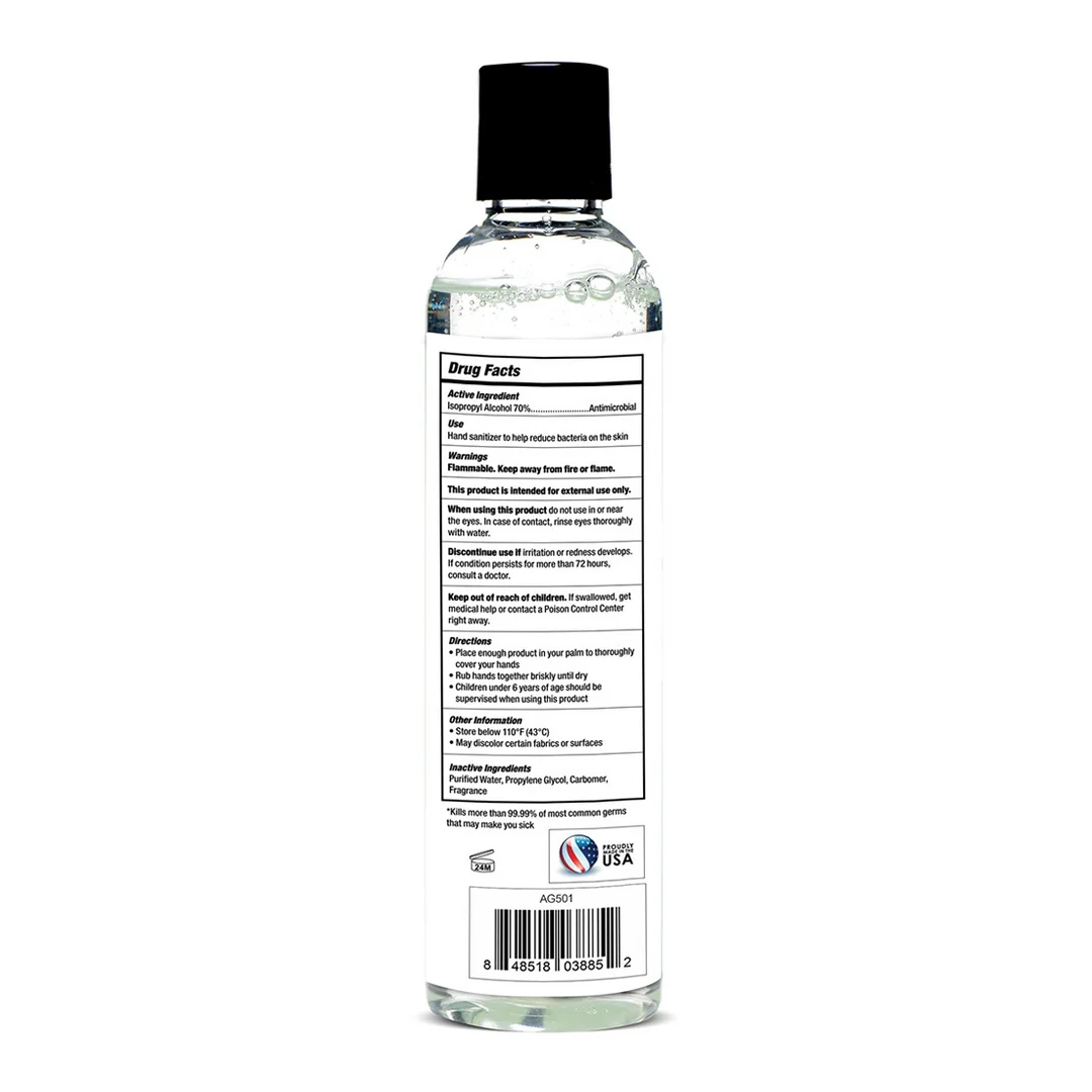 AG501-5 Limpiador para juguetes, desinfectante de máxima potencia para manos y juguetes, neutro en cuanto al género, XR Brands, 8 fl oz / 236 ml - Imagen 1