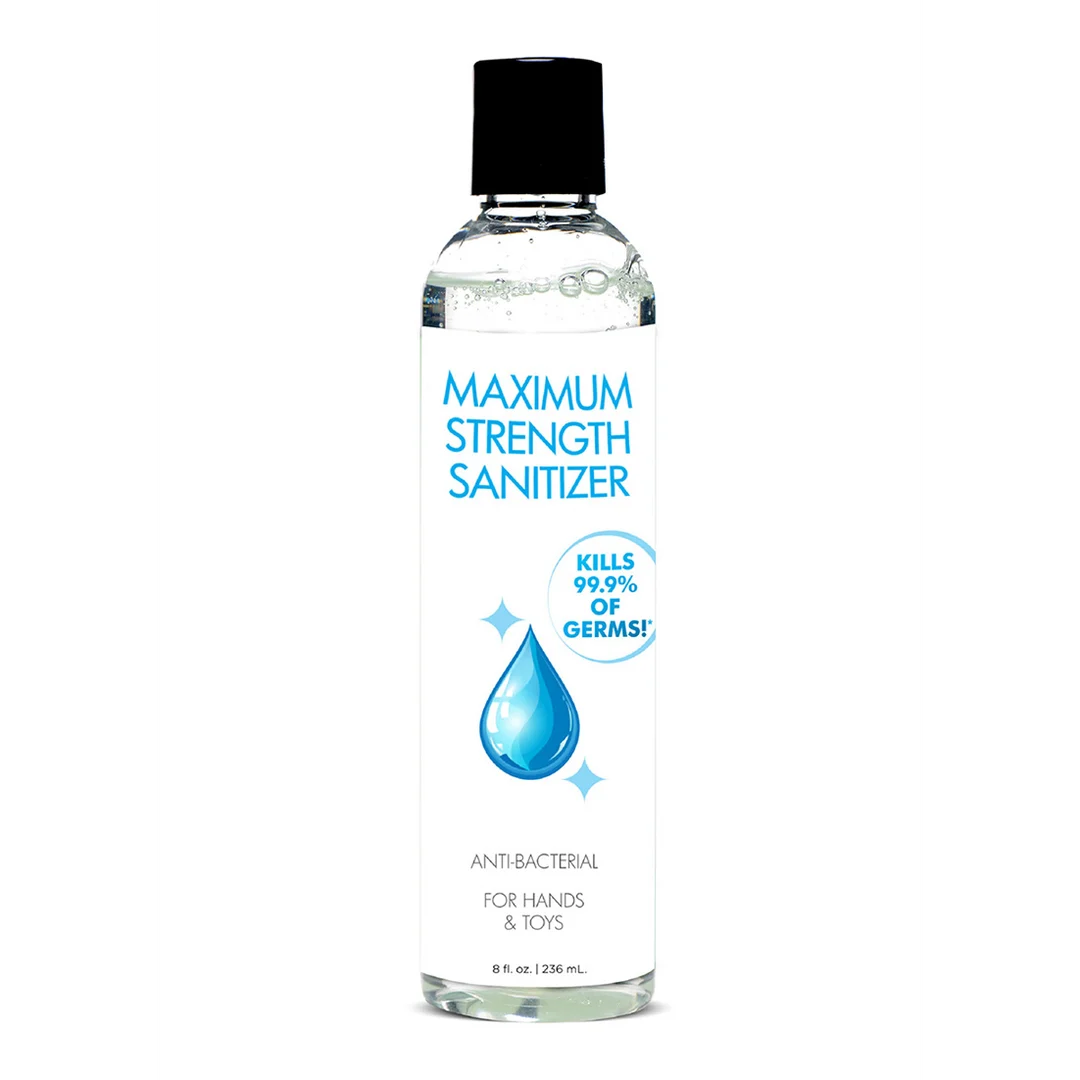 Limpiador para juguetes, desinfectante de máxima potencia para manos y juguetes, neutro en cuanto al género, XR Brands, 8 fl oz / 236 ml - Imagen 4