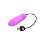 Vibrador bala de silicona recargable con pulsaciones XR Brands - Imagen 9
