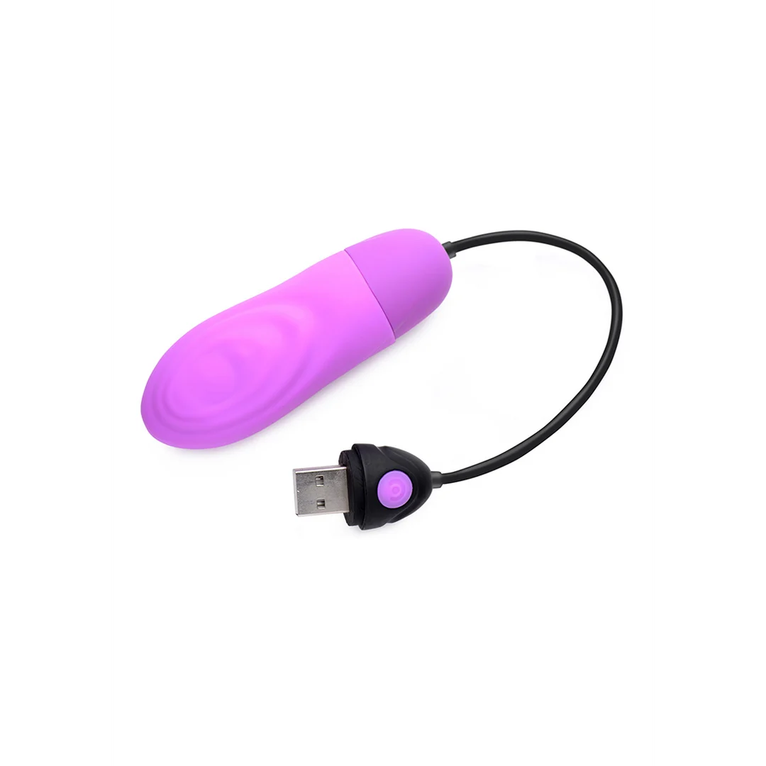 Vibrador bala de silicona recargable con pulsaciones XR Brands - Imagen 9