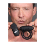 Anillo para el pene de silicona XR Brands con bala vibradora y mando a distancia - Imagen 2