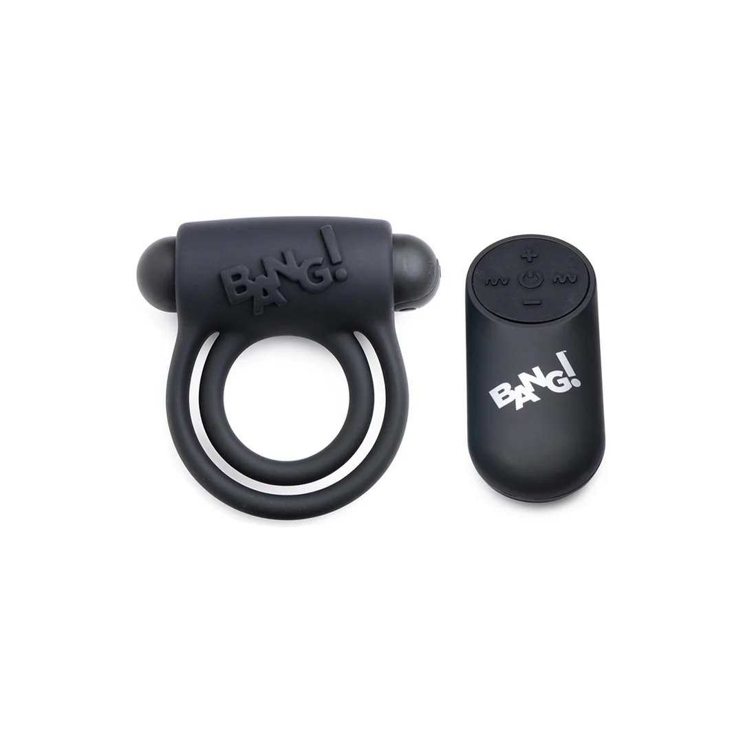 Anillo para el pene de silicona XR Brands con bala vibradora y mando a distancia - Imagen 4