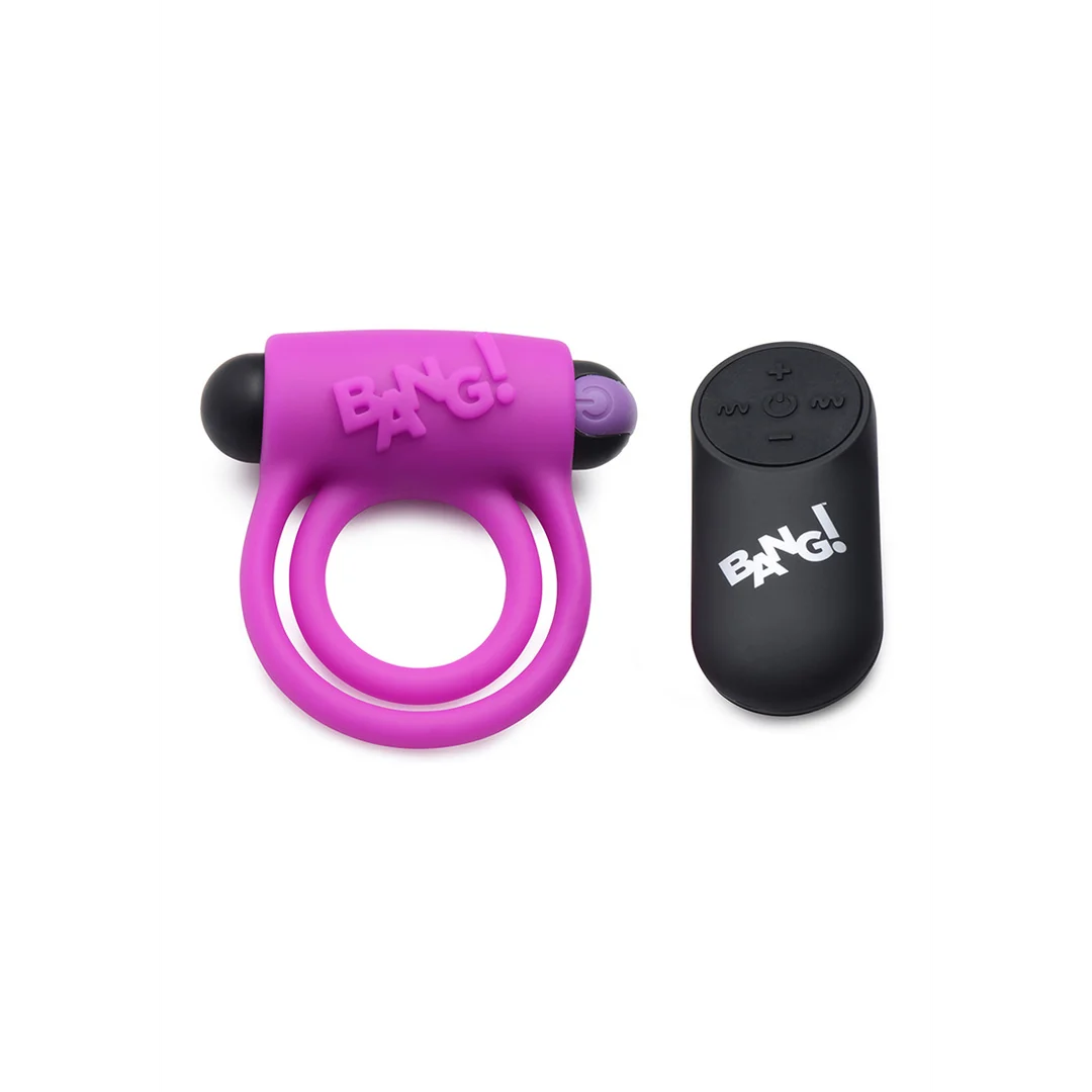 Anillo para el pene de silicona XR Brands con bala vibradora y mando a distancia - Imagen 8