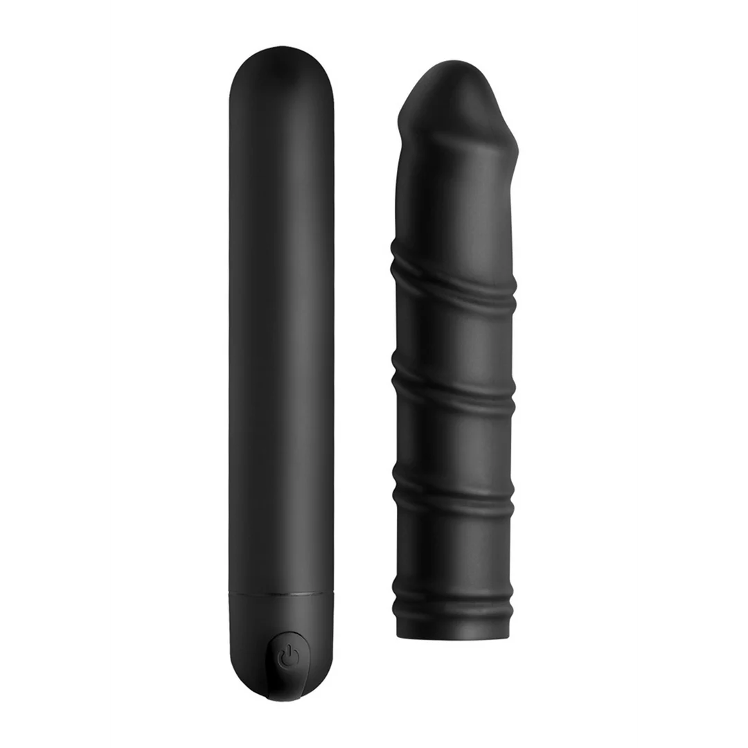 Manga de silicona XL Bullet and Swirl de XR Brands - Imagen 3