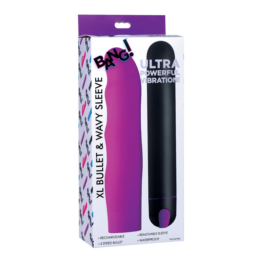 XL Bullet y funda Wavy de silicona de XR Brands - Imagen 1