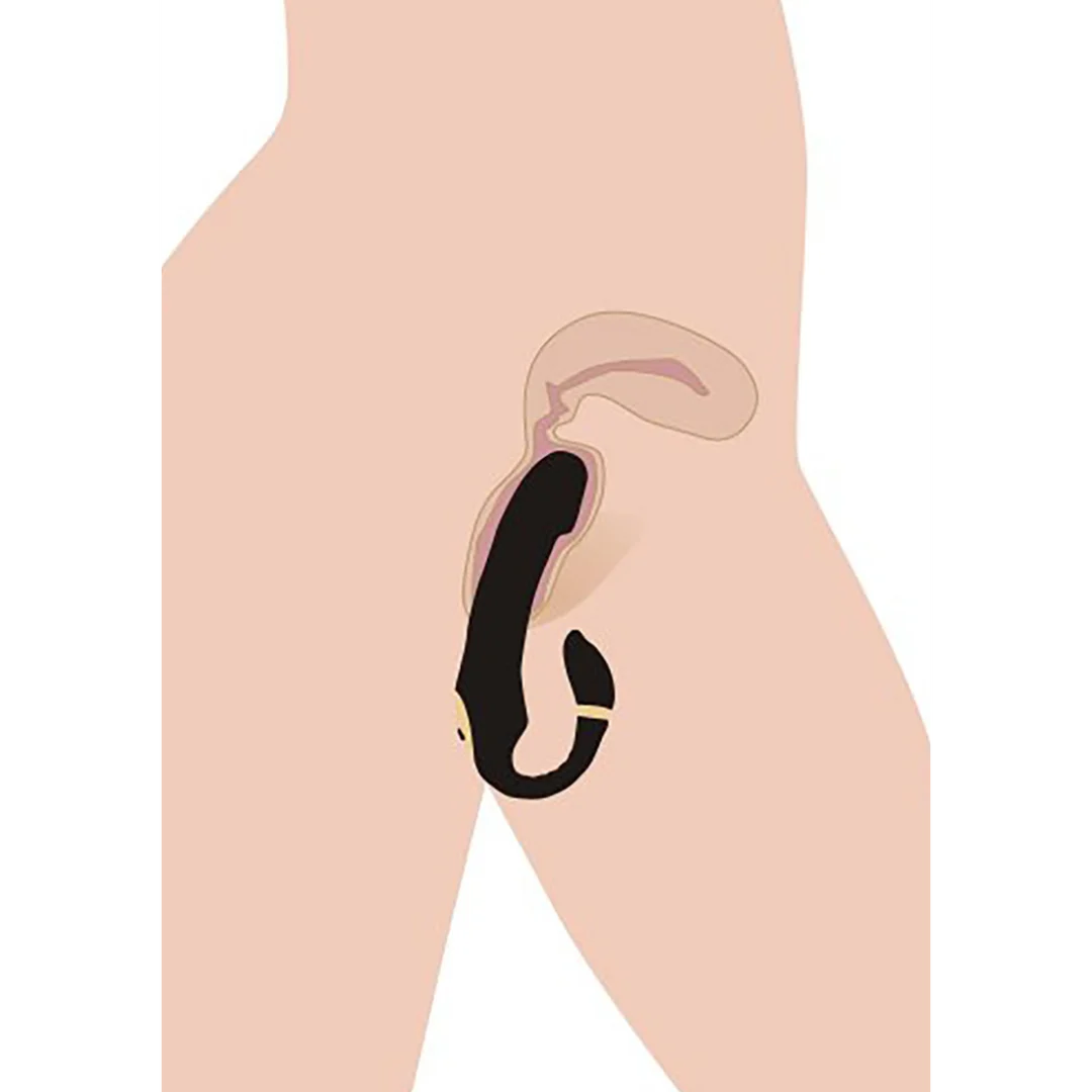 Vibrador doble con estimulador de clítoris flexible – Pleasure XR Brands - Imagen 2