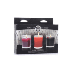 Vela de masaje Flame Drippers, set de velas de goteo para juegos con velas, ligeramente perfumadas, 3 unidades