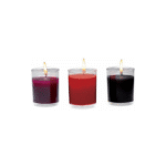 Vela de masaje Flame Drippers, set de velas de goteo para juegos con velas, ligeramente perfumadas, 3 unidades - Imagen 3