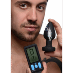 Plug anal vibrador de silicona E-Stim Pro con mando a distancia - Imagen 2