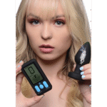 Plug anal vibrador de silicona E-Stim Pro con mando a distancia - Imagen 3