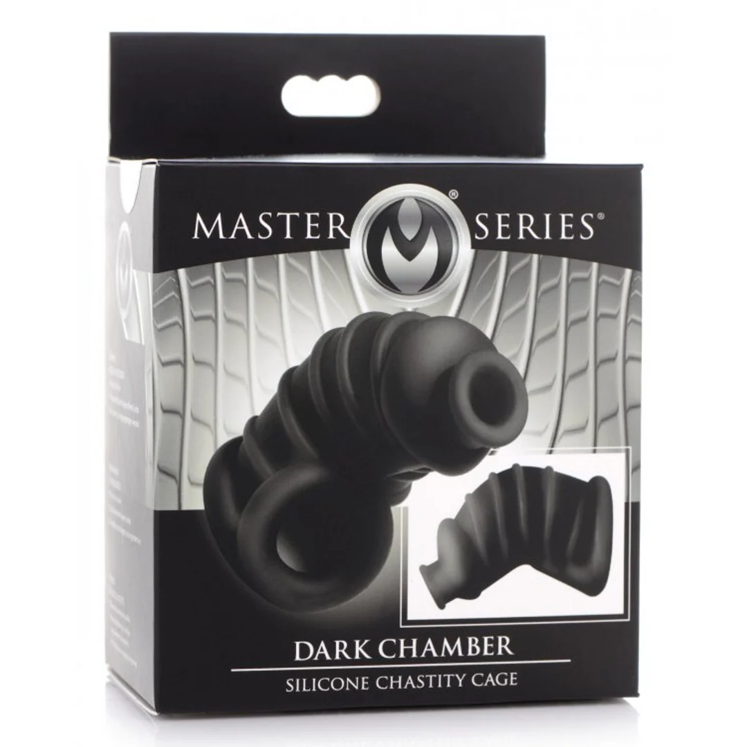 Jaula de castidad de silicona Dark Chamber - Imagen 1