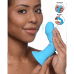 Vibrador flexible y termorreactivo con ventosa, azul, XR Brands - Imagen 3