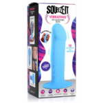 Vibrador flexible y termorreactivo con ventosa, azul, XR Brands