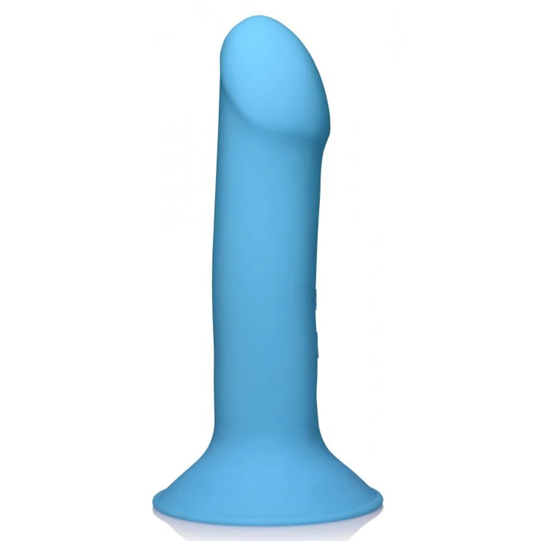 Vibrador flexible y termorreactivo con ventosa, azul, XR Brands - Imagen 4
