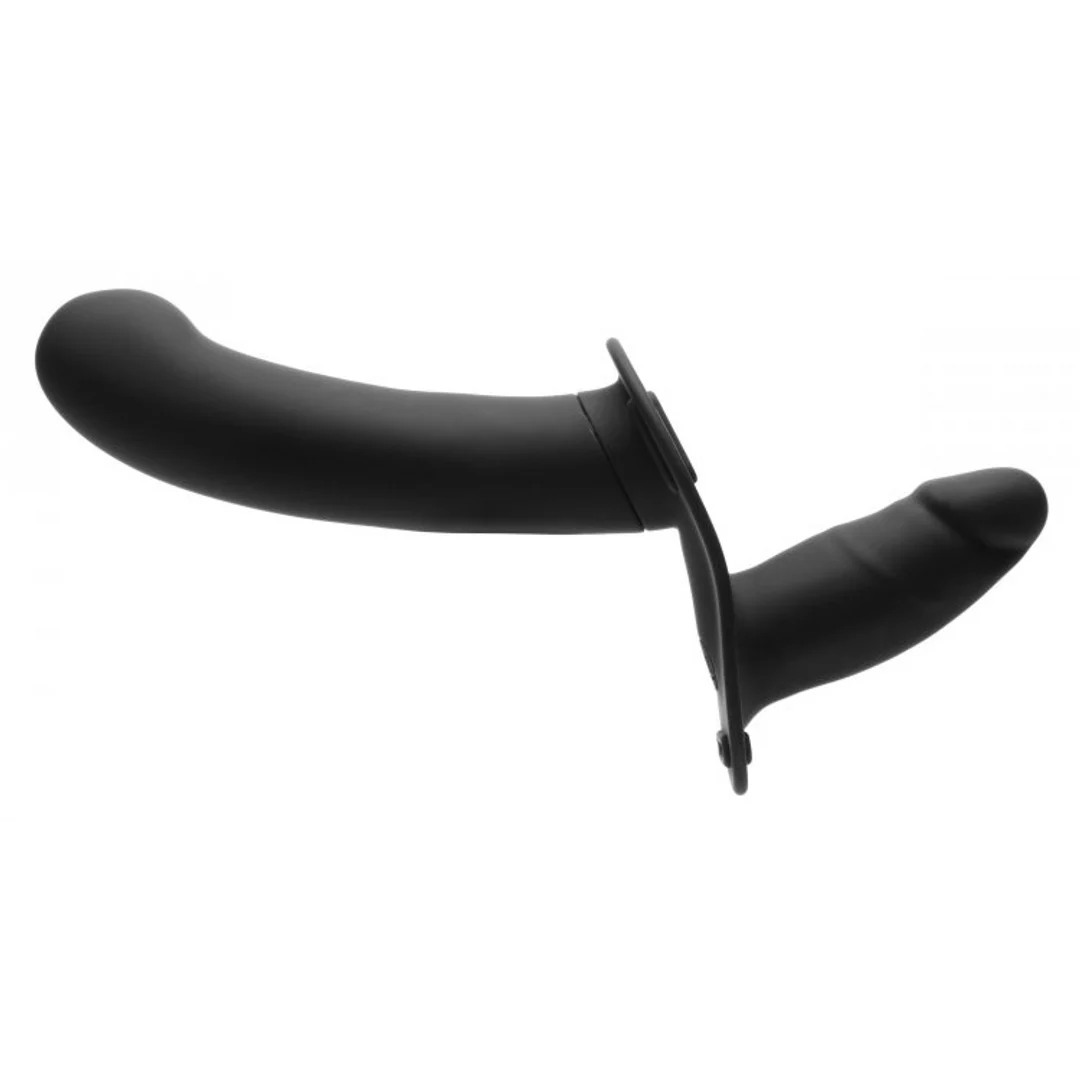 Double Diva: dildo doble con arnés y mando a distancia - Imagen 4