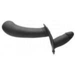 vibrador para parejas – dildo doble con arnés y mando a distancia – XR Brands negro XR Brands - Imagen 3