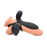 Funda vibradora de silicona para pene XR Brands con mando a distancia - Imagen 5