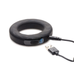 Anillo vibrador para pene con mando a distancia: anillo de silicona vibrador y E Stim con mando a distancia - Imagen 4