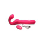 XR Brands Mighty Thrust strap on sin arnés con función de empuje y mando a distancia - Imagen 3