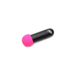 vibrador bullet recargable con 4 accesorios que brillan en la oscuridad – XR Brands - Imagen 2