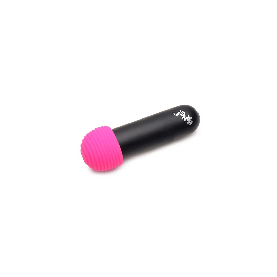 vibrador bullet recargable con 4 accesorios que brillan en la oscuridad – XR Brands - Imagen 2