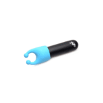 vibrador bullet recargable con 4 accesorios que brillan en la oscuridad – XR Brands - Imagen 3
