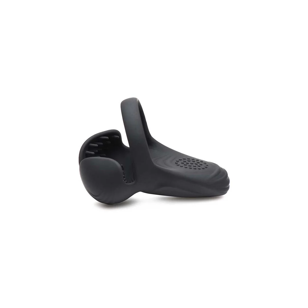 Anillo de silicona para pene y testículos con mando a distancia de XR Brands - Imagen 3