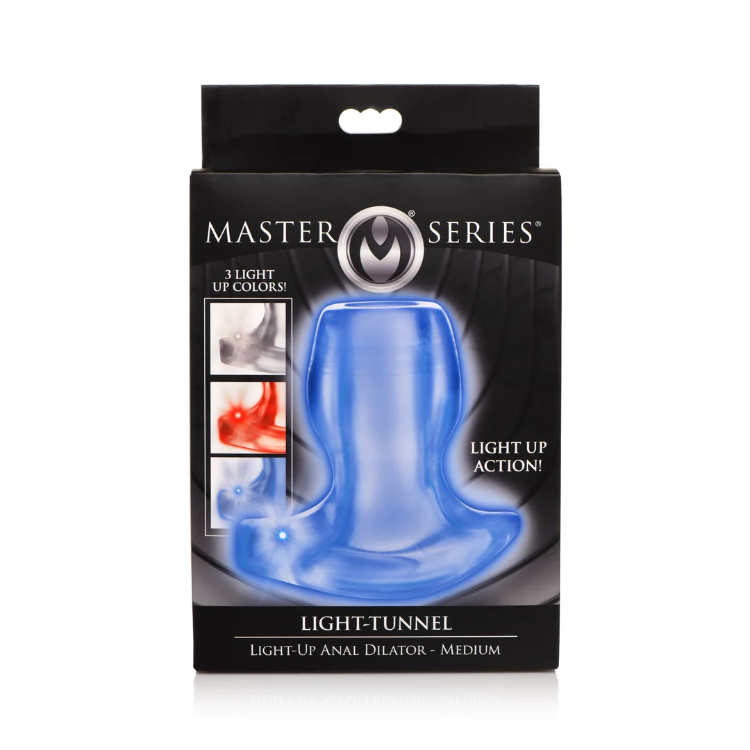 XR Brands dilatador anal luminoso Lichttunnel L - Imagen 8